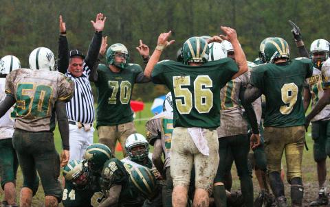 Pushing over the goal line 2