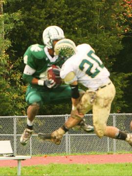 Fighting for the ball