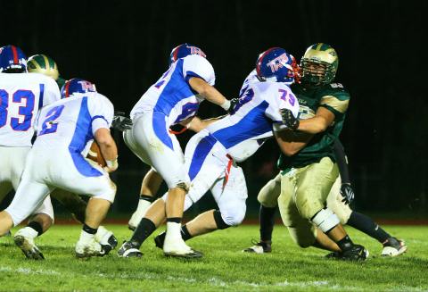 Thacher stuffing the Hole